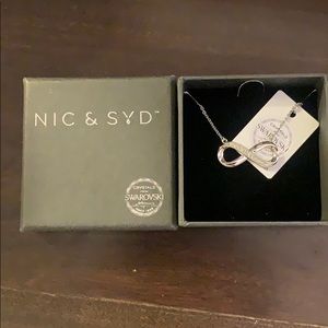 Nic & Syd Swarovski infinity necklace